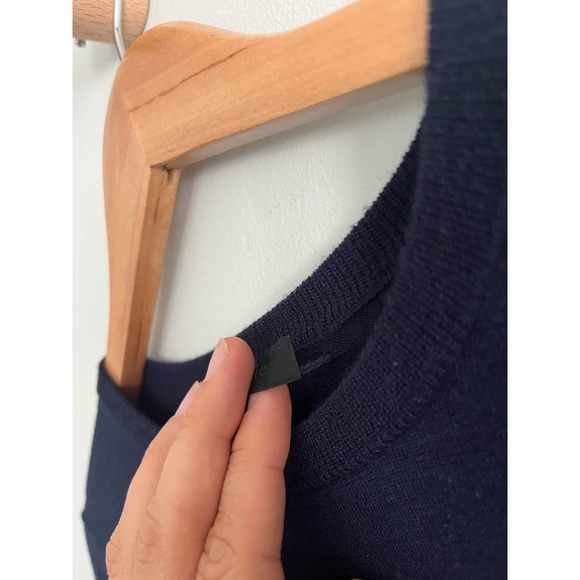 Jenni Kayne | Hudson Sweater | 100% Merino Wool | Navy | Sz XS - Picture 3 of 7